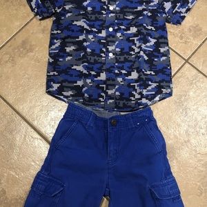 Gymbore Blue 5-6 years, 2 piece outfit, Good Condition